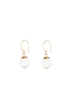 Best Seller Elio Earrings in 24k Vermeil & African Glass by Katerina Makriyianni
