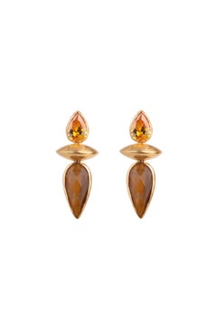 Best Seller Elyse Earrings in Silk & 24k Vermeil Gold by Katerina Makriyianni
