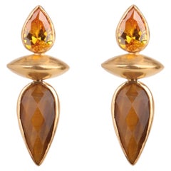 Best Seller Elyse Earrings in Silk & 24k Vermeil Gold by Katerina Makriyianni