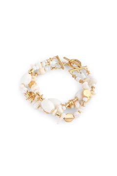 Best Seller Ester Bracelet, 24k Vermeil & African Glass by Katerina Makriyianni