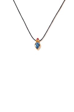 Best Seller Falling Drops Necklace in Vermeil & Zircons by Katerina Makriyianni