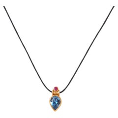Best Seller Falling Drops Necklace in Vermeil & Zircons by Katerina Makriyianni