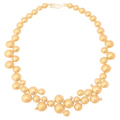 Best Seller Galaxy of Stars Necklace in 24k Vermeil Gold by Katerina Makriyianni