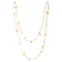 Best Seller Luma Necklace in 24k Vermeil & African Glass by Katerina Makriyianni
