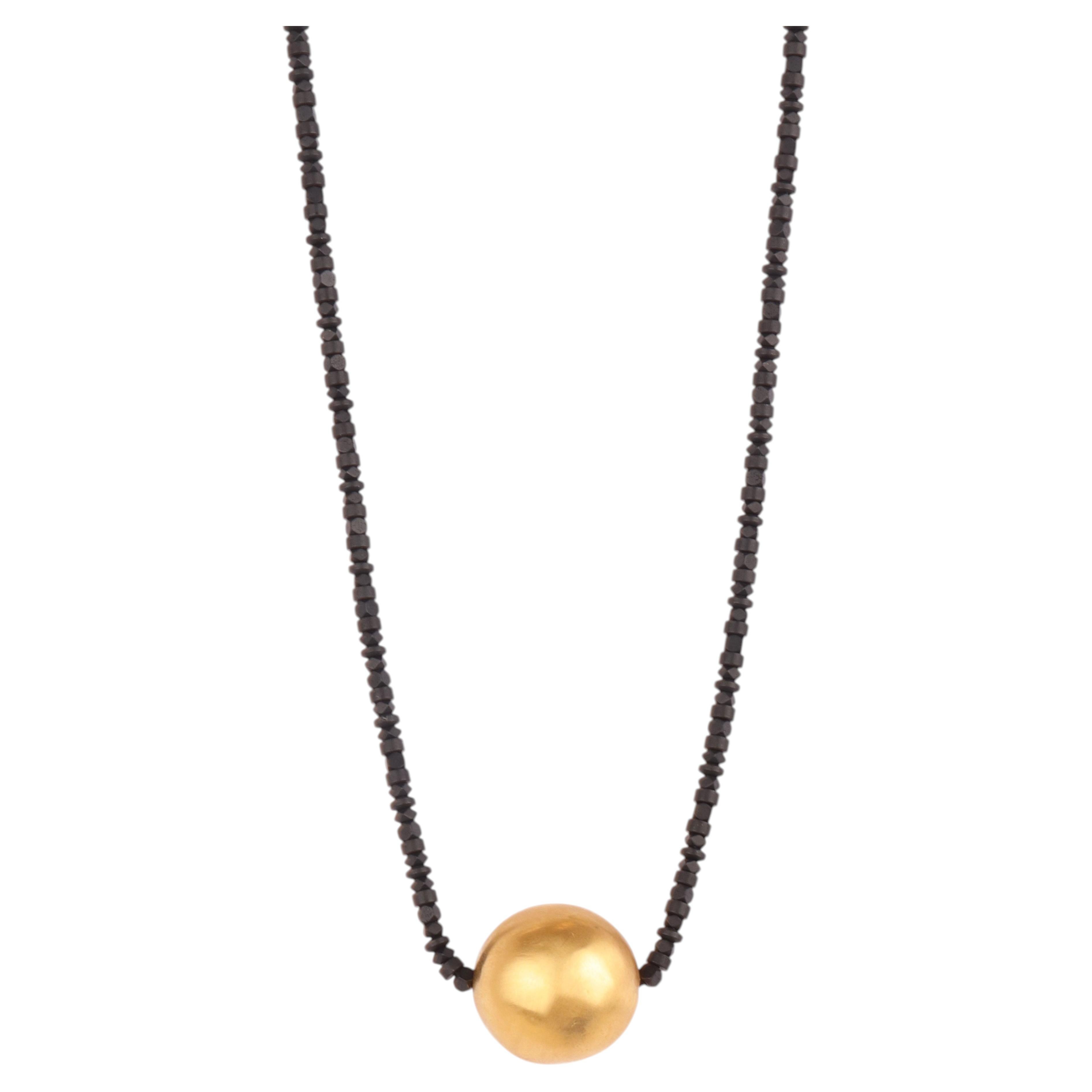Best Seller Collana Lyria in oro 24k Vermeil e pirite di Katerina Makriyianni
