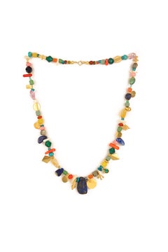 Best Seller Mosi Necklace, 24k Vermeil & African Glass by Katerina Makriyianni