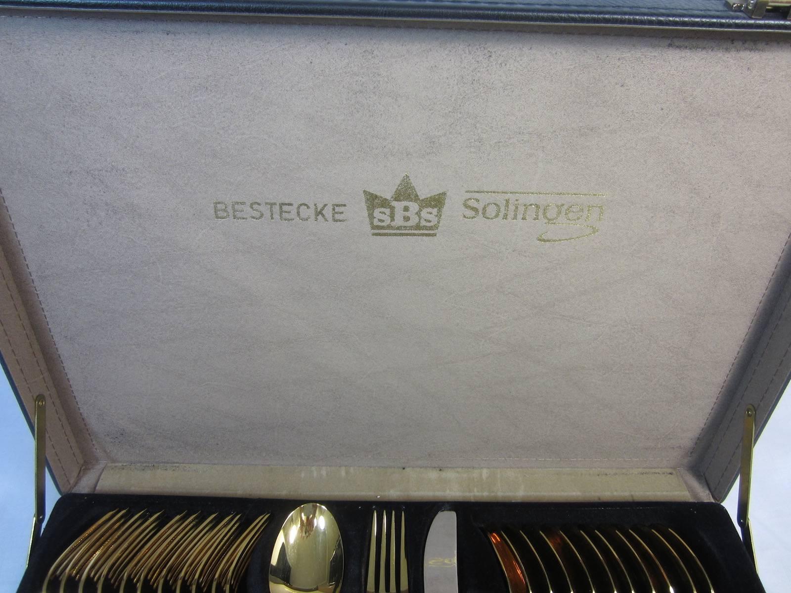 bestecke solingen cutlery set in briefcase