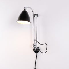 Wandleuchte „Bestlite BL6“ in Chrom und Schwarz von Robert Dudley Best für Gubi