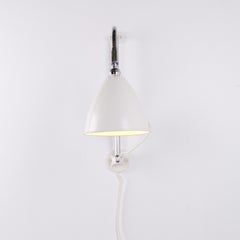 Bestlite BL6 wall lamp in chrome and white by Robert Dudley Best for Gubi