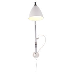 Bestlite BL6 wall lamp in chrome and white by Robert Dudley Best for Gubi