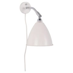 Wandleuchte „Bestlite BL7“ in Chrom und Weiß von Robert Dudley Best für Gubi