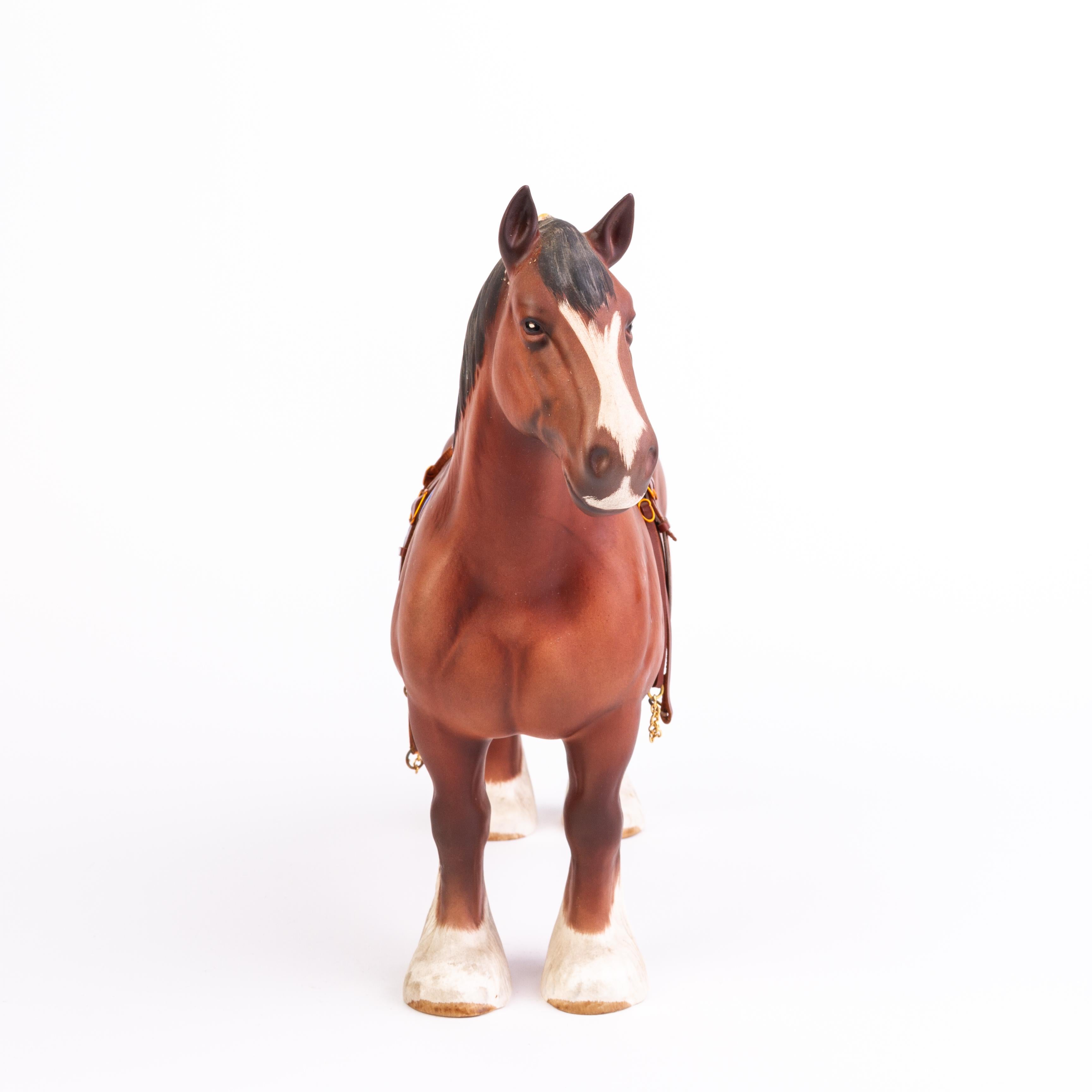 In good condition
From a private collection
Free international shipping
Beswick Connoisseur Pottery Burnham Beauty Horse Sculpture