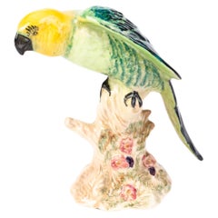 Beswick Fine Porcelain Polychrome Parrot Sculpture 