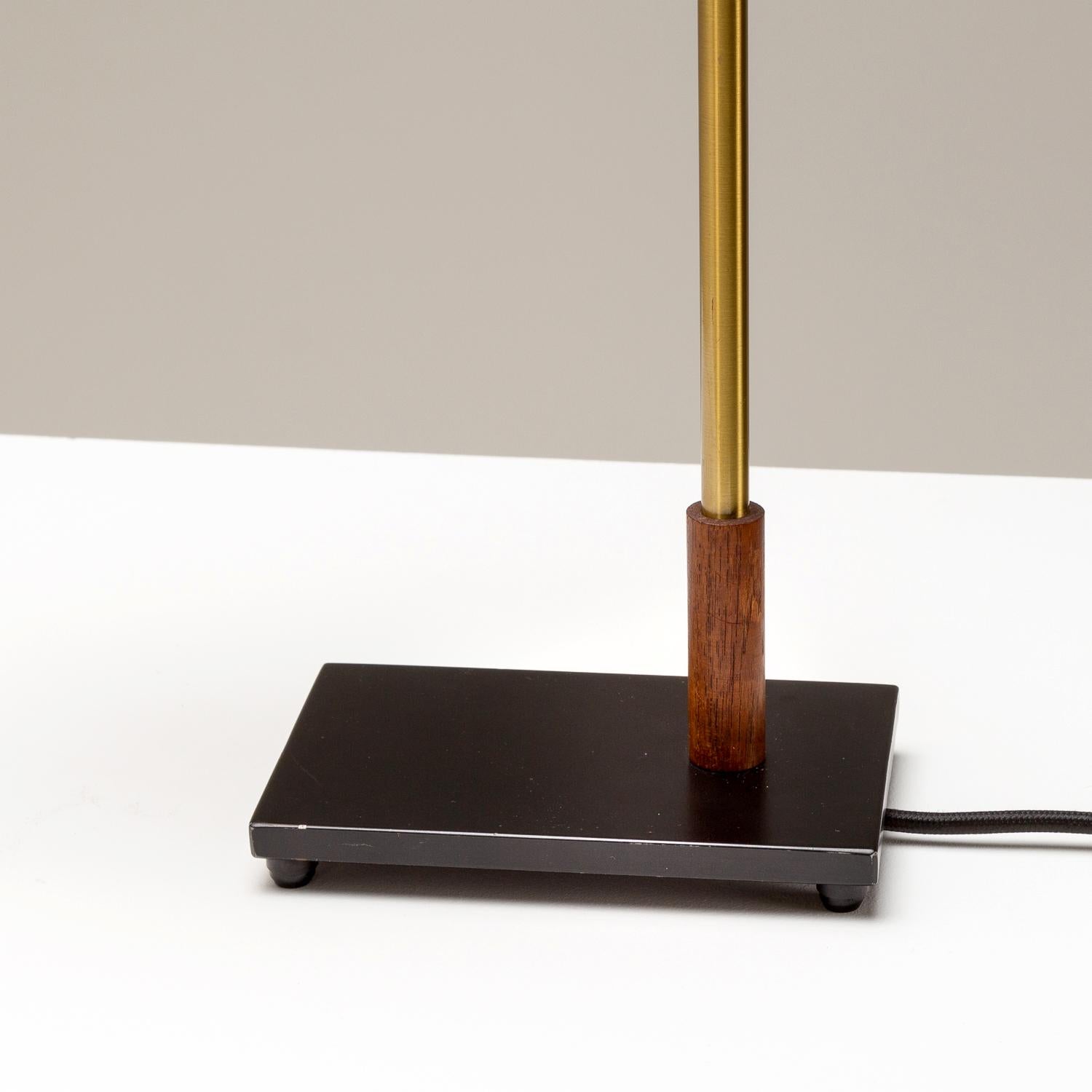 Brass Beta Desk Lamp by Jo Hammerborg for Fog & Mørup, Denmark, 1960s For Sale