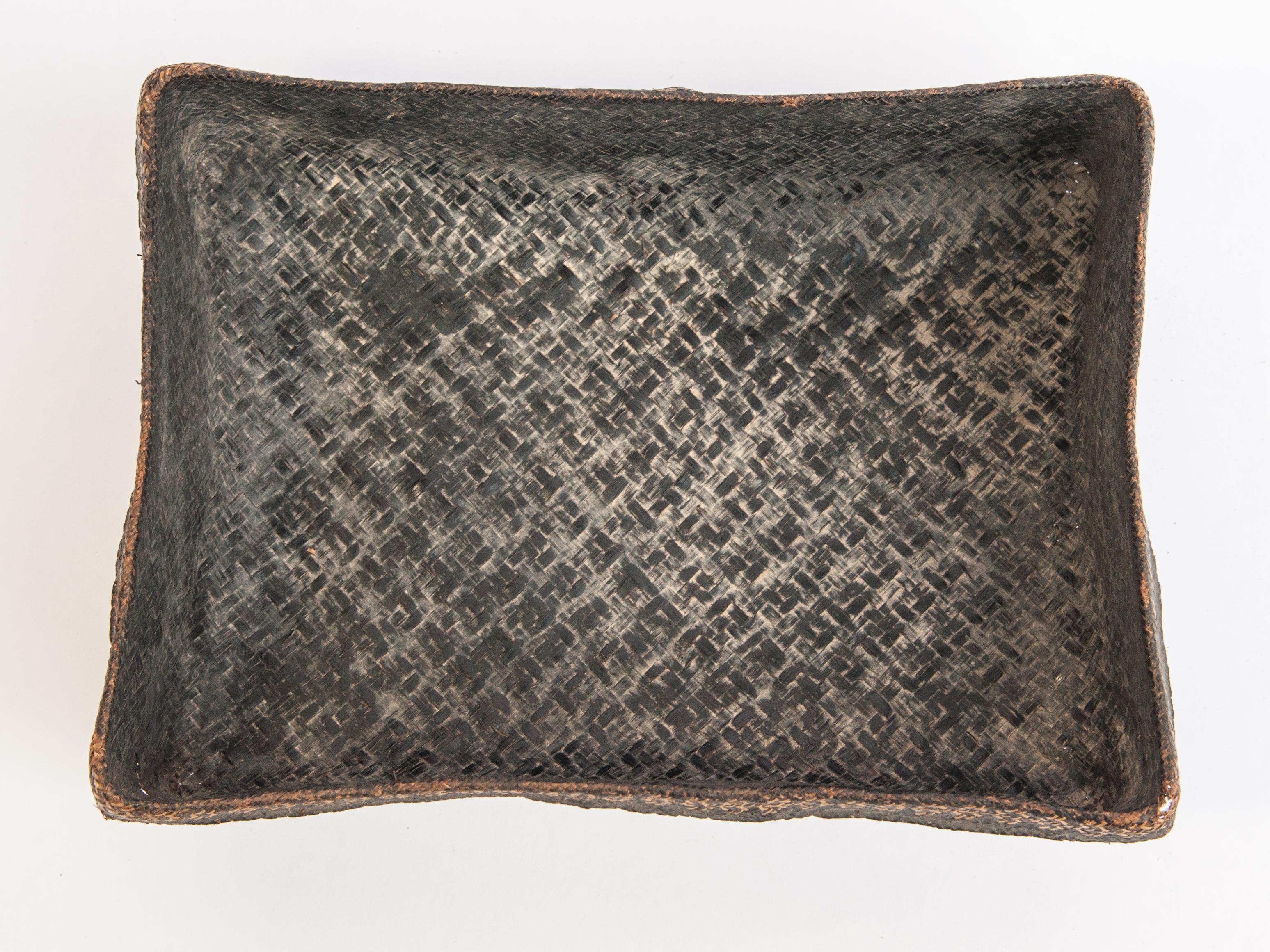 Betel Basket with Woven Design, Lampung, Sumatra Late 19th to Early 20th Century 6