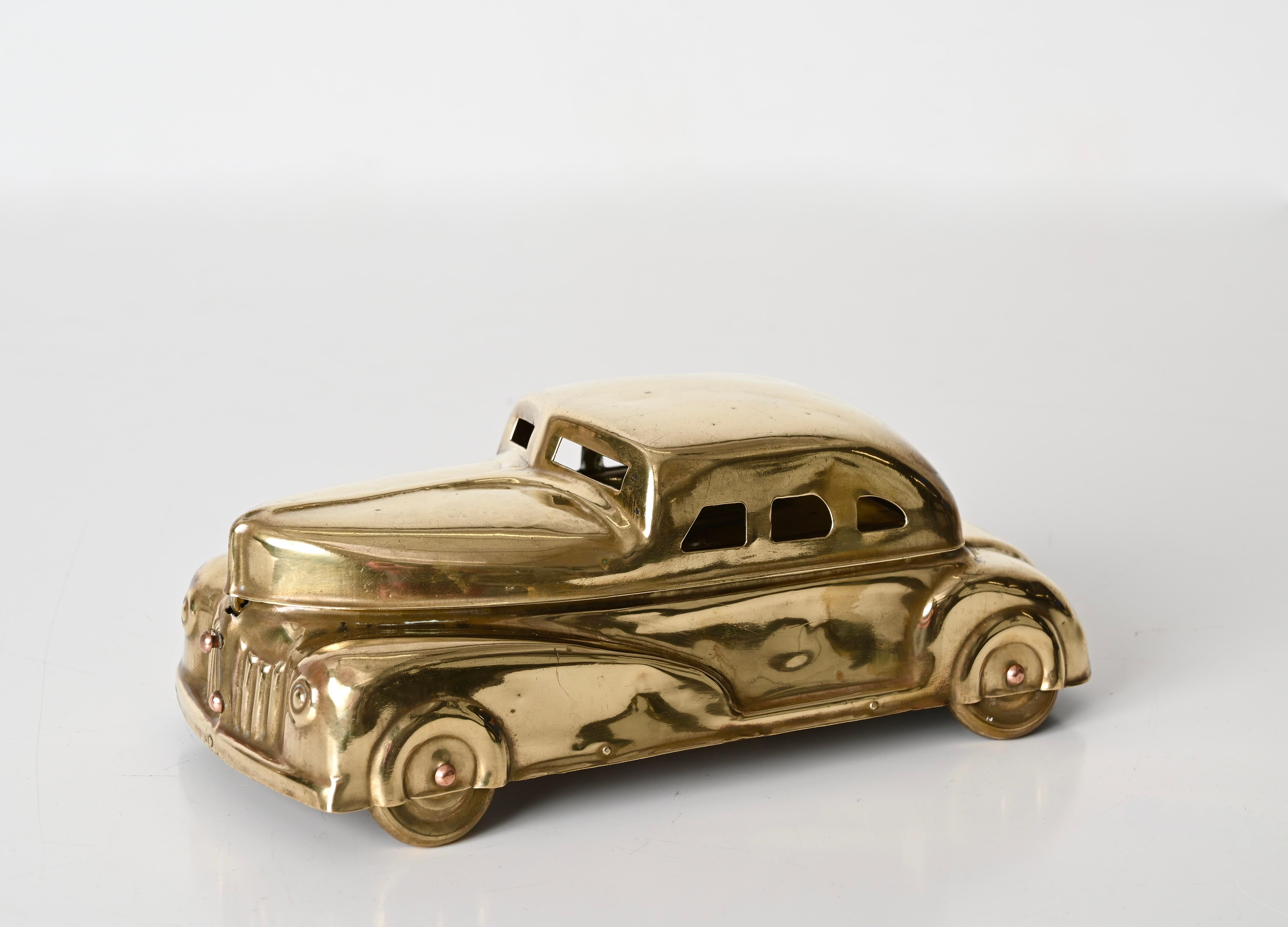 Betel Motor-Messing-Modellwagen, Art-déco-Schachtel, Sammlerstück-Farb-Set, 1930er Jahre (Art déco) im Angebot