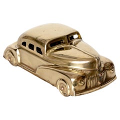 Betel Motor Brass Model Car, Art Deco Box, Collectible Paint Set, 1930s