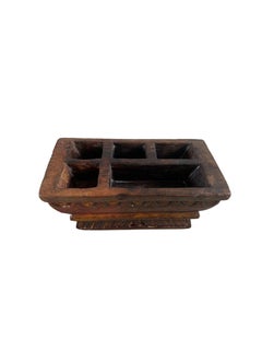 Betel Nut Box from Java with Polychromed Finish, Indonesia, c. 1900