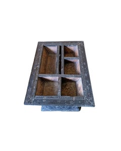 Betel Nut Box from Sumba Island with Tribal Engravings, Indonesia, c. 1950