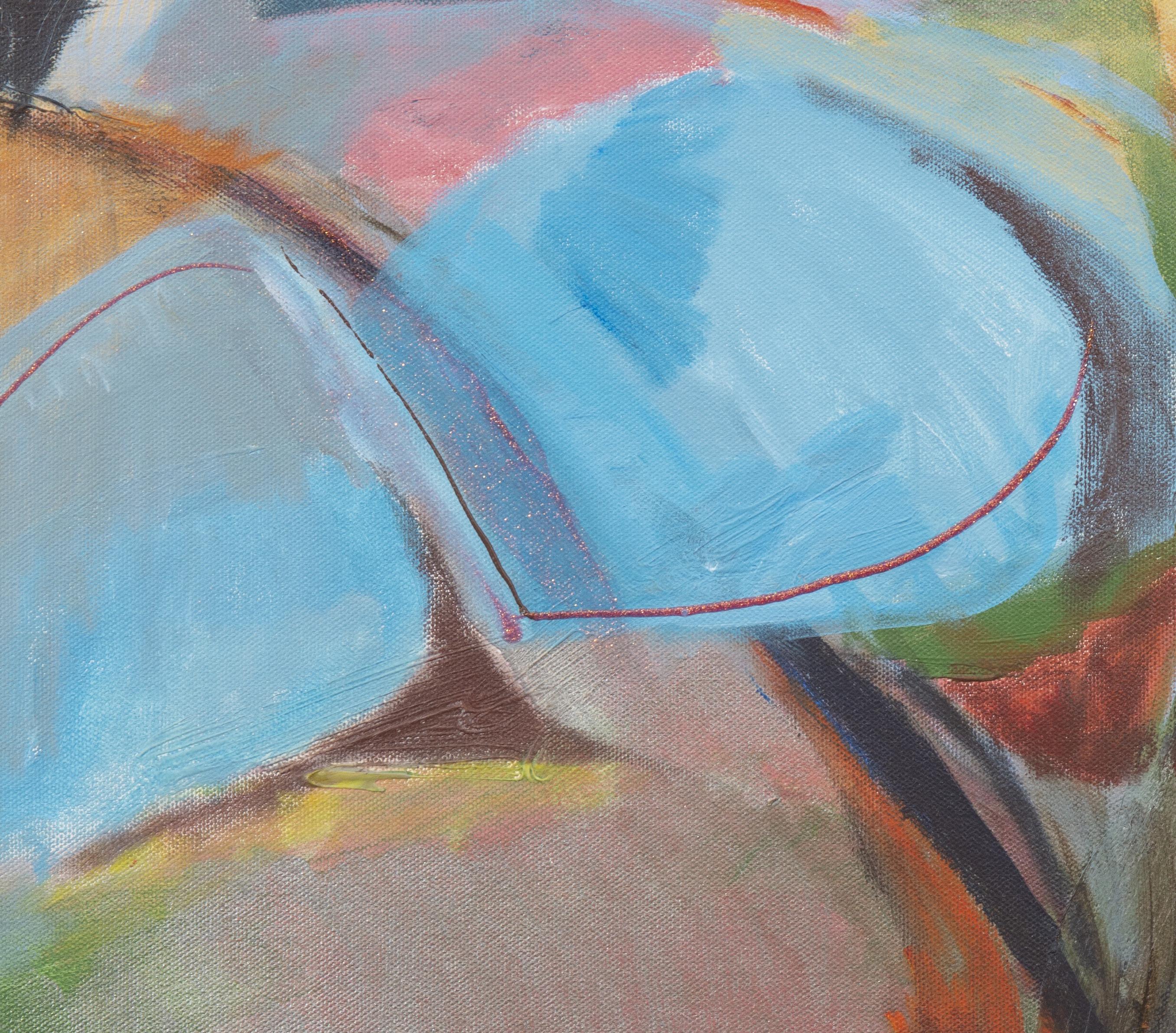 Herbstlicher Rhythmus – Painting von Beth Barry