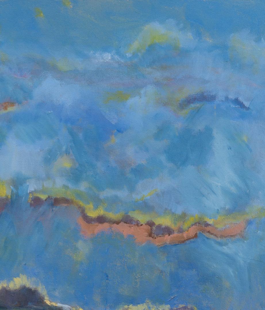Luce filtrata - Painting Astrattismo geometrico di Beth Barry