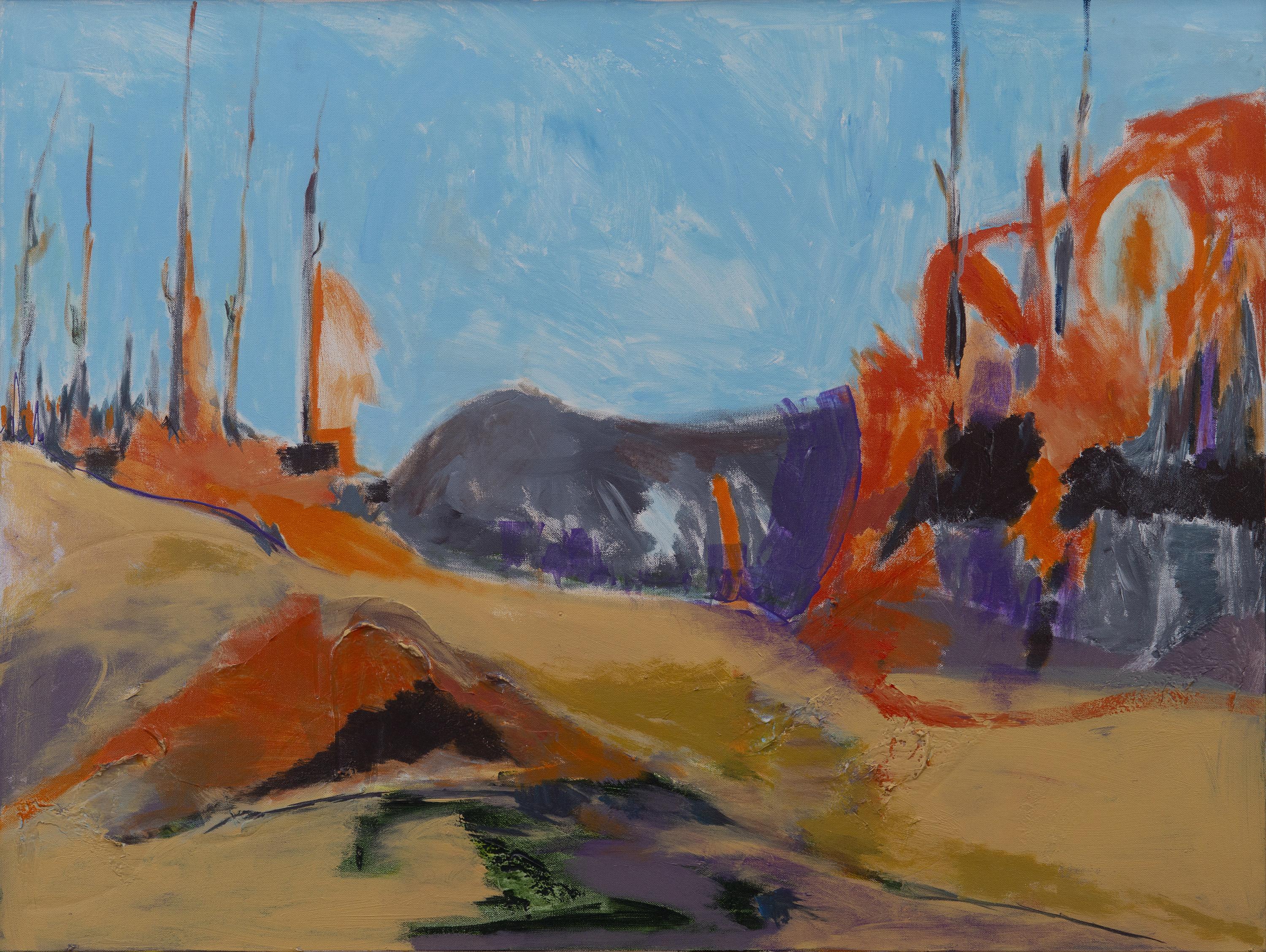 Sedona (Geometrische Abstraktion), Painting, von Beth Barry