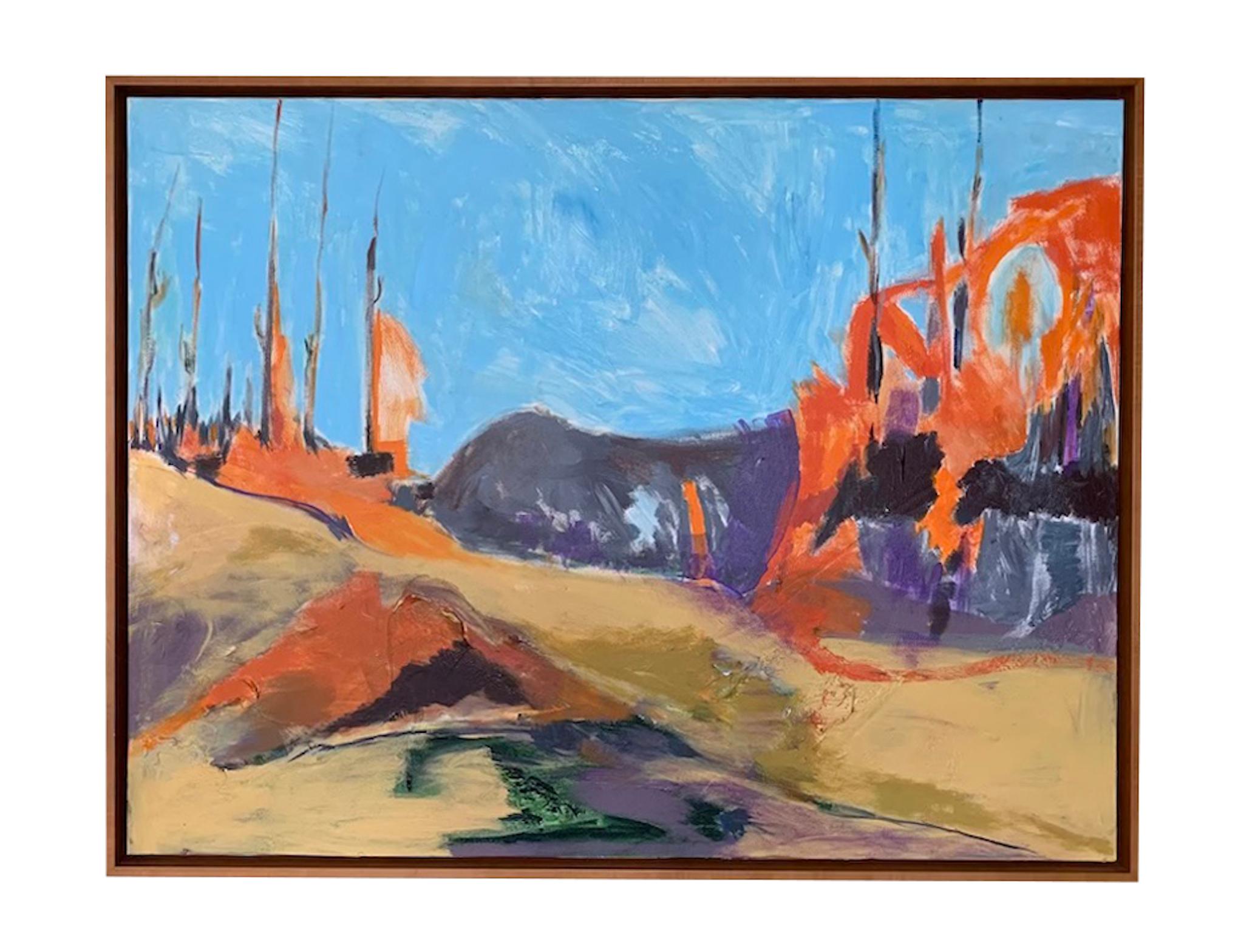 Abstrakt  Landschaft 
Gestischer Ausdruck 
Wird gerahmt geliefert. Siehe Bild

Über den Künstler:
Beth Barry wurde 1955 in New Bedford, Massachusetts, geboren und begann schon als kleines Kind mit der Kunst. Von ihrem Vater mit der Liebe zum Basteln