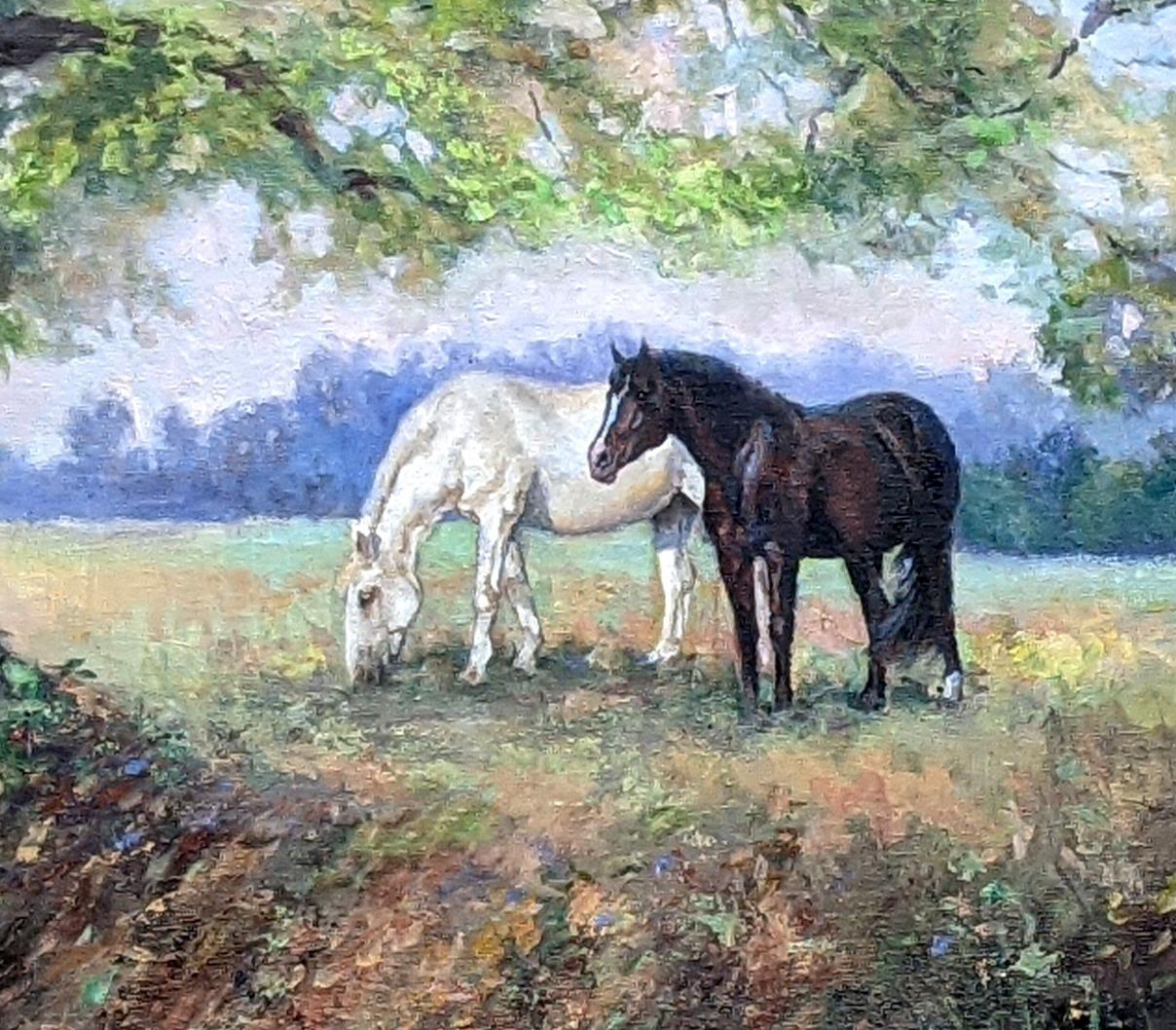 Under the Maples - Painting by Beth Carlson