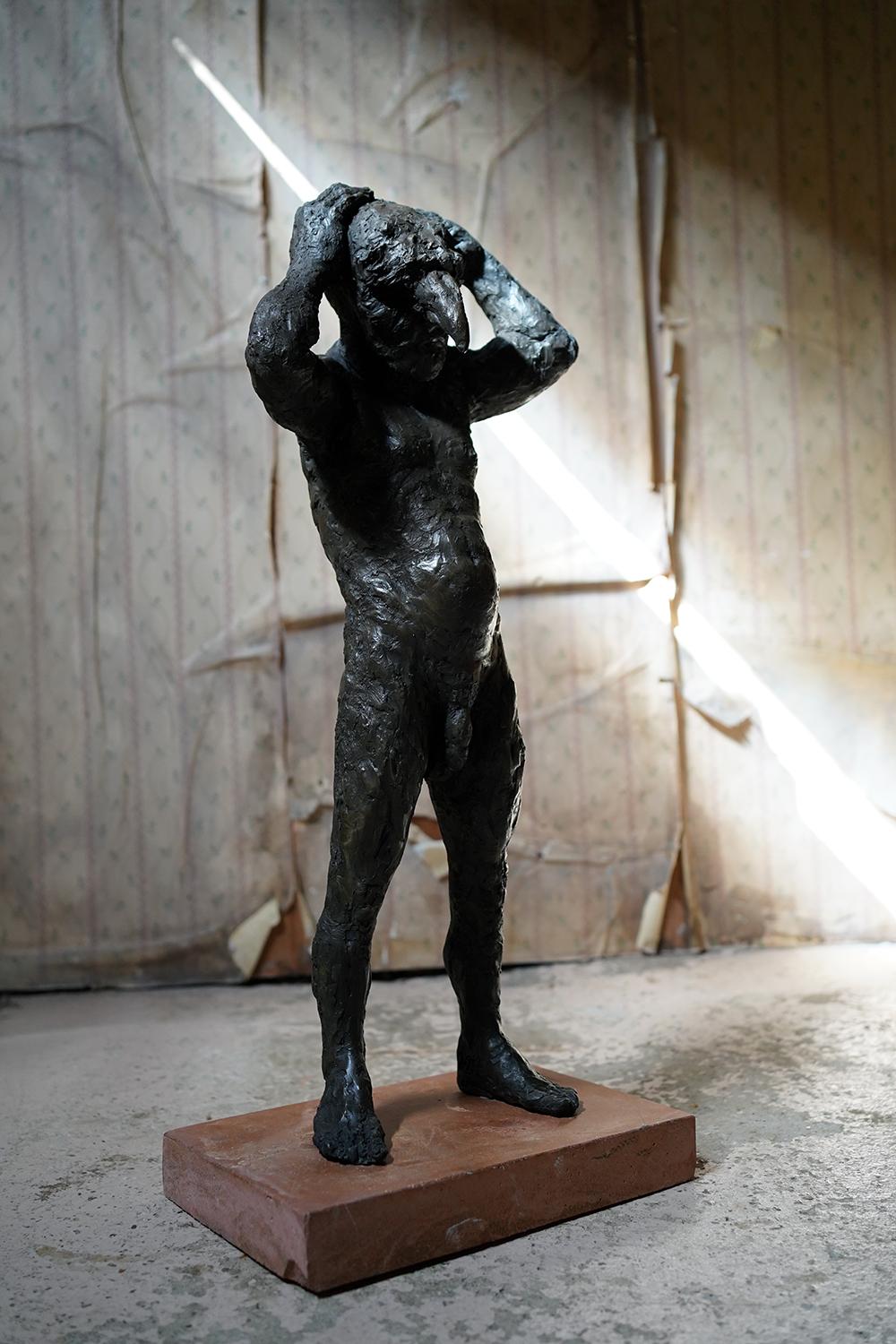 Cast Beth Carter, Carnival Figure; Bronze Resin & Terracotta; 2011, Edition 2 of 25