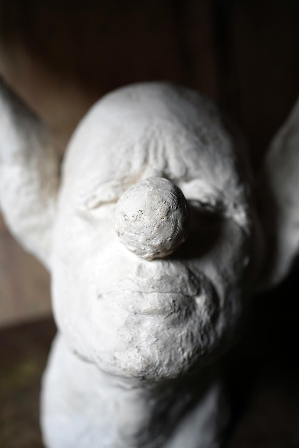 Contemporary Beth Carter, Clown Head with Donkey Ears, Jesmonite, 2014, Unique