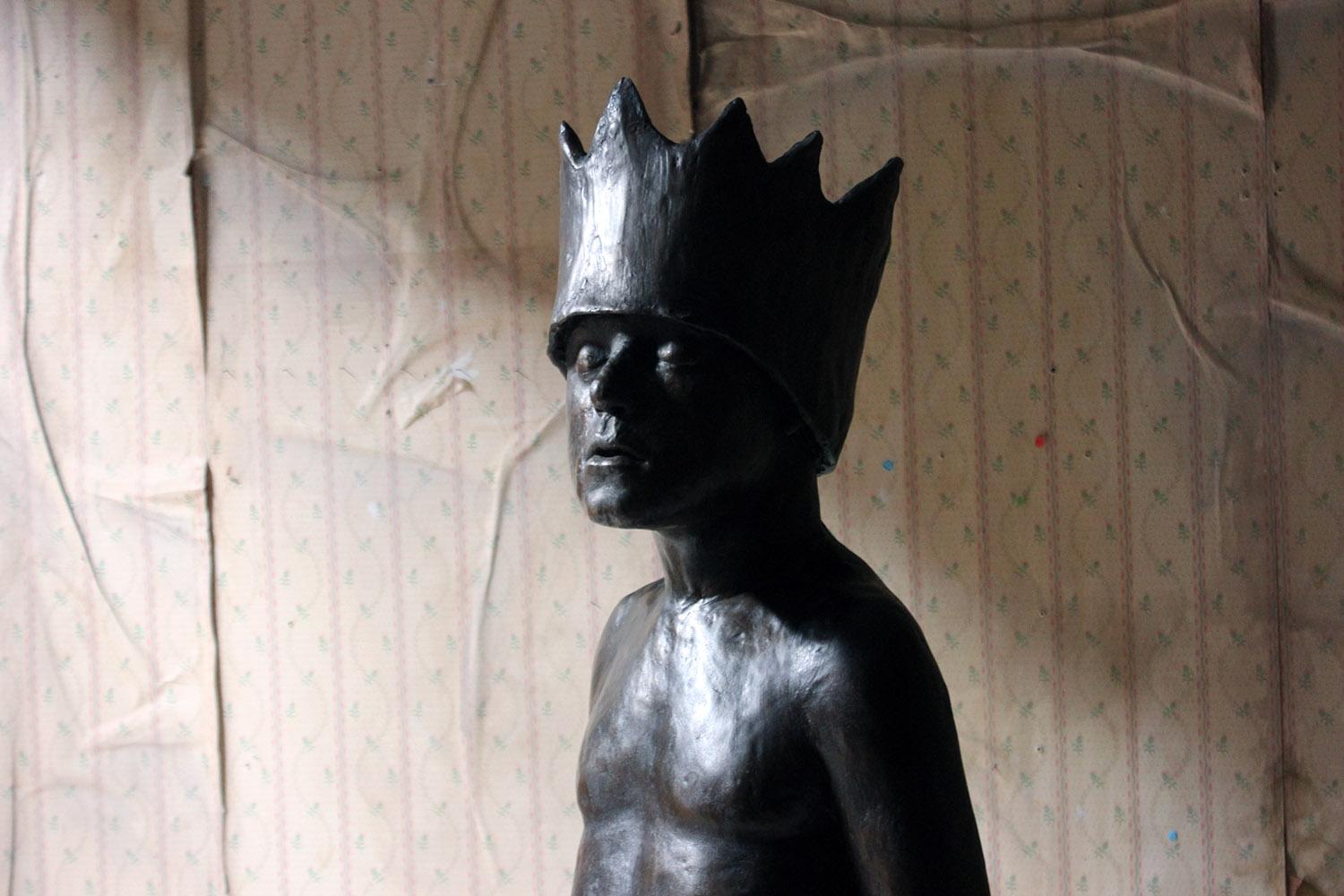 English Beth Carter Dreaming King; Bronze Resin; Edition 6 of 15