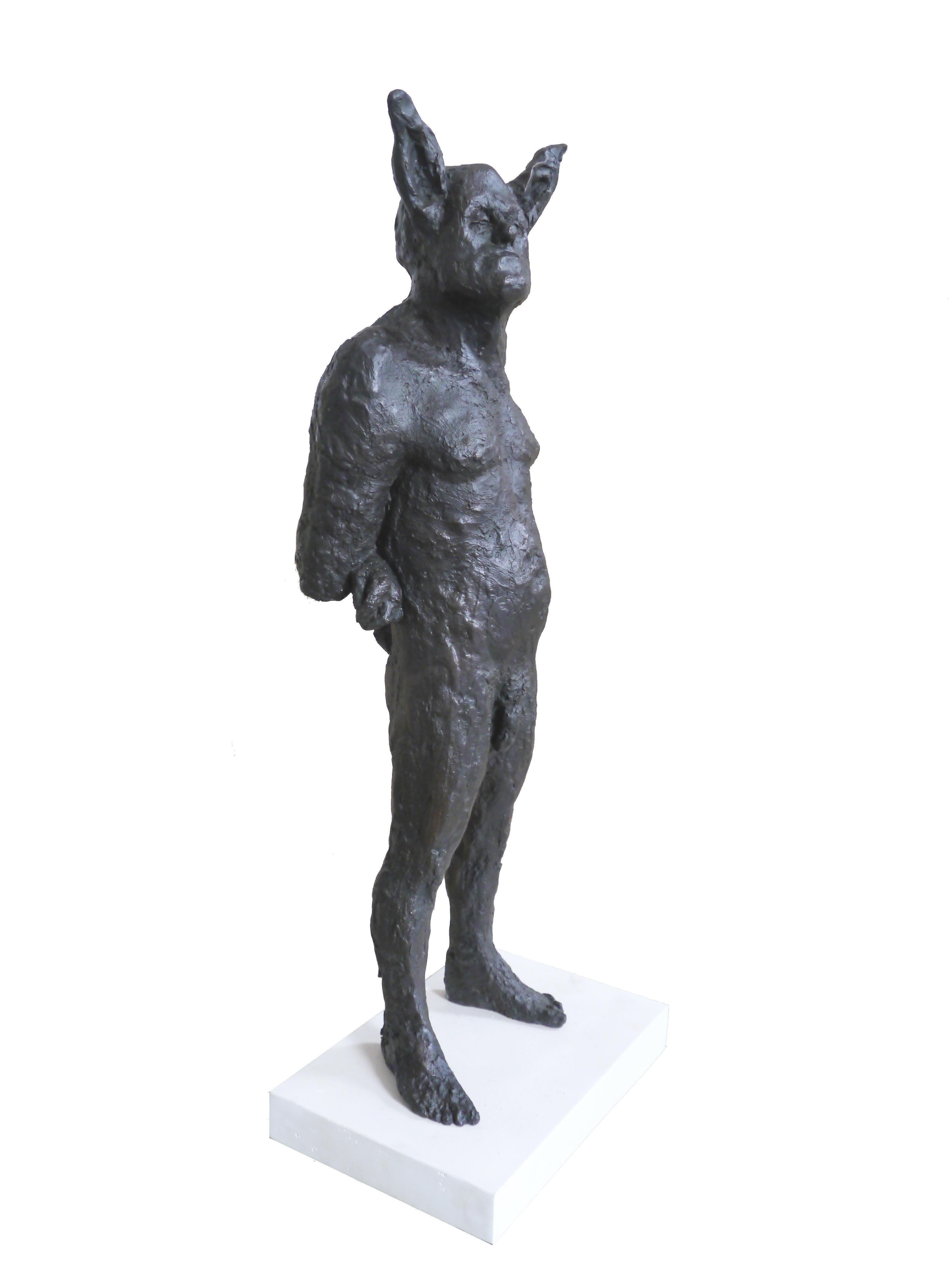 Beth Carter Figurative Sculpture - Mr. Doubledream 
