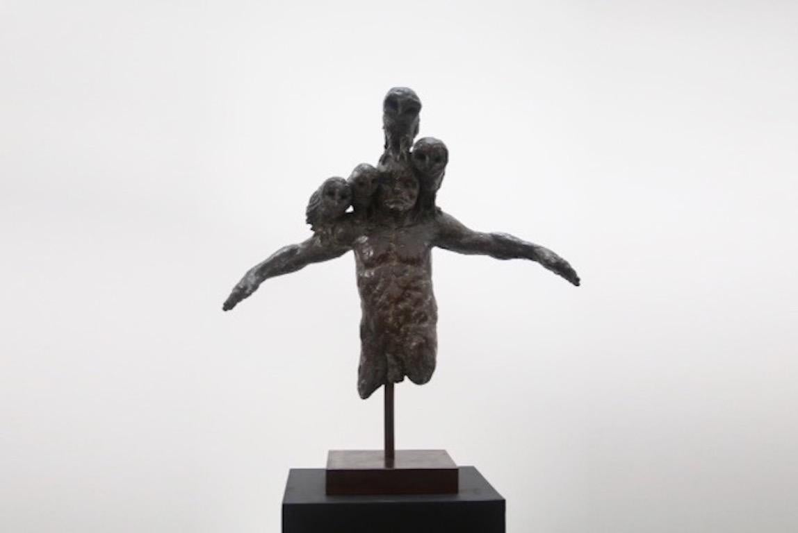 Beth Carter Figurative Sculpture - The Watchman