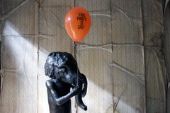 Beth Carter, Standing Elephant, Bronze Resin, 2014, Edition 2 of 15