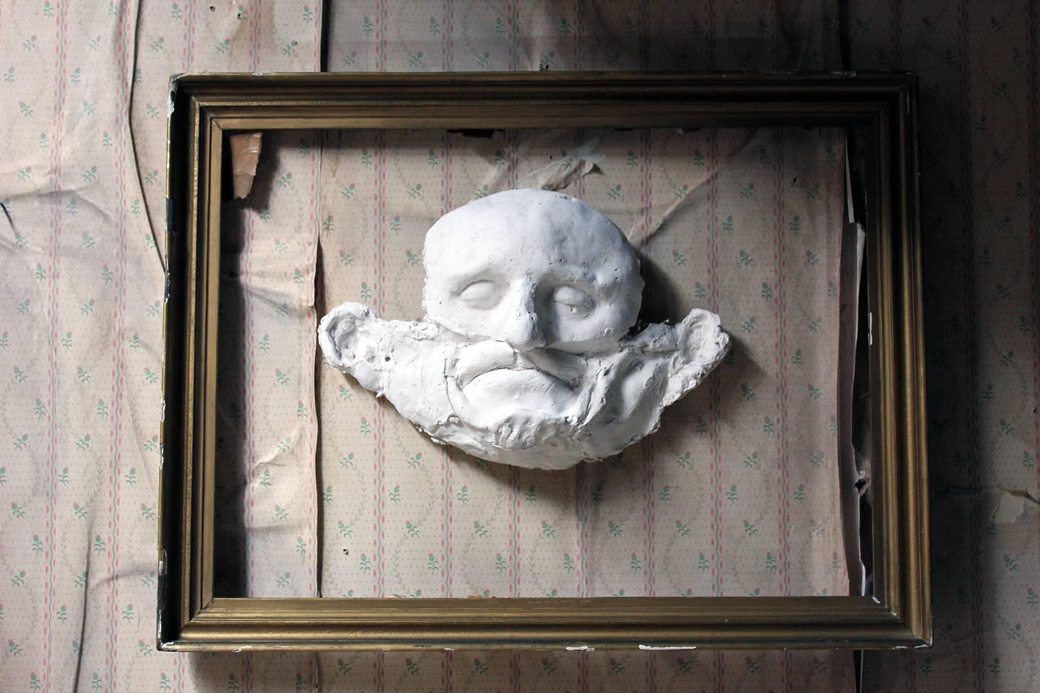 Beth Carter, ‘Wide Face Sad Face Mask’, Jesmonite and Plaster, Unique For Sale 1