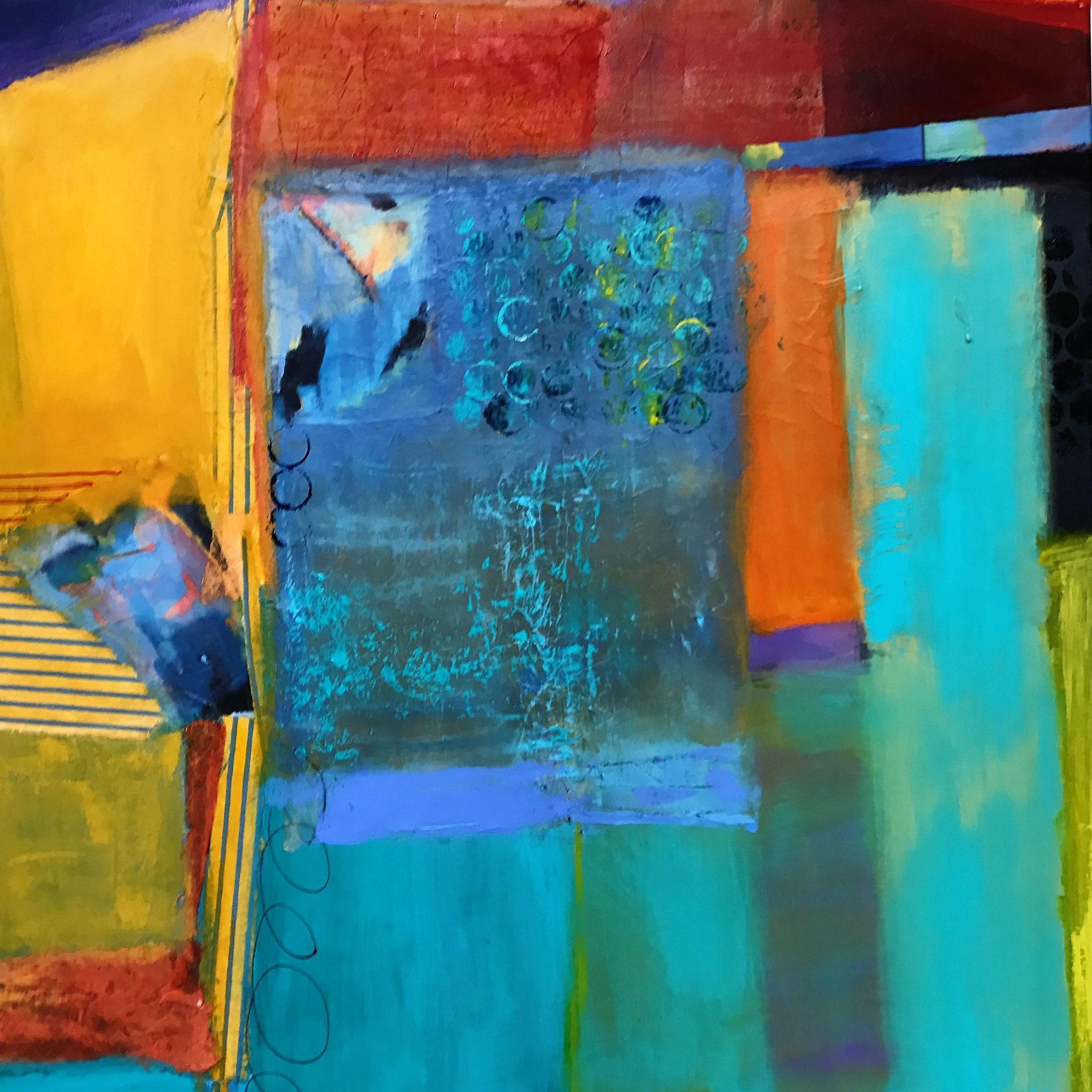 Take Me Away, Mixed Media on Canvas For Sale 1