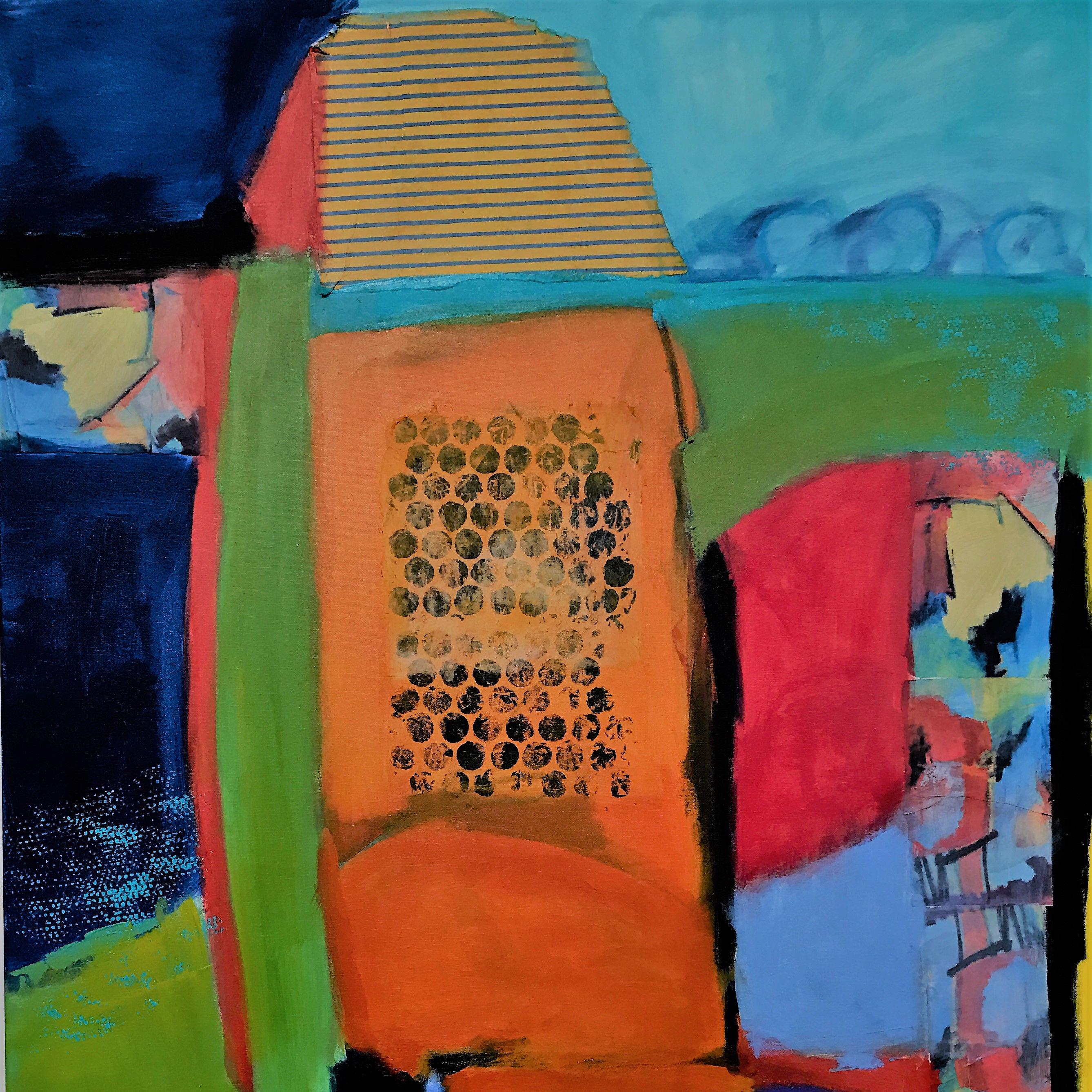 Transición, Técnica mixta sobre lienzo - Mixed Media Art Abstracto de Beth Cartland