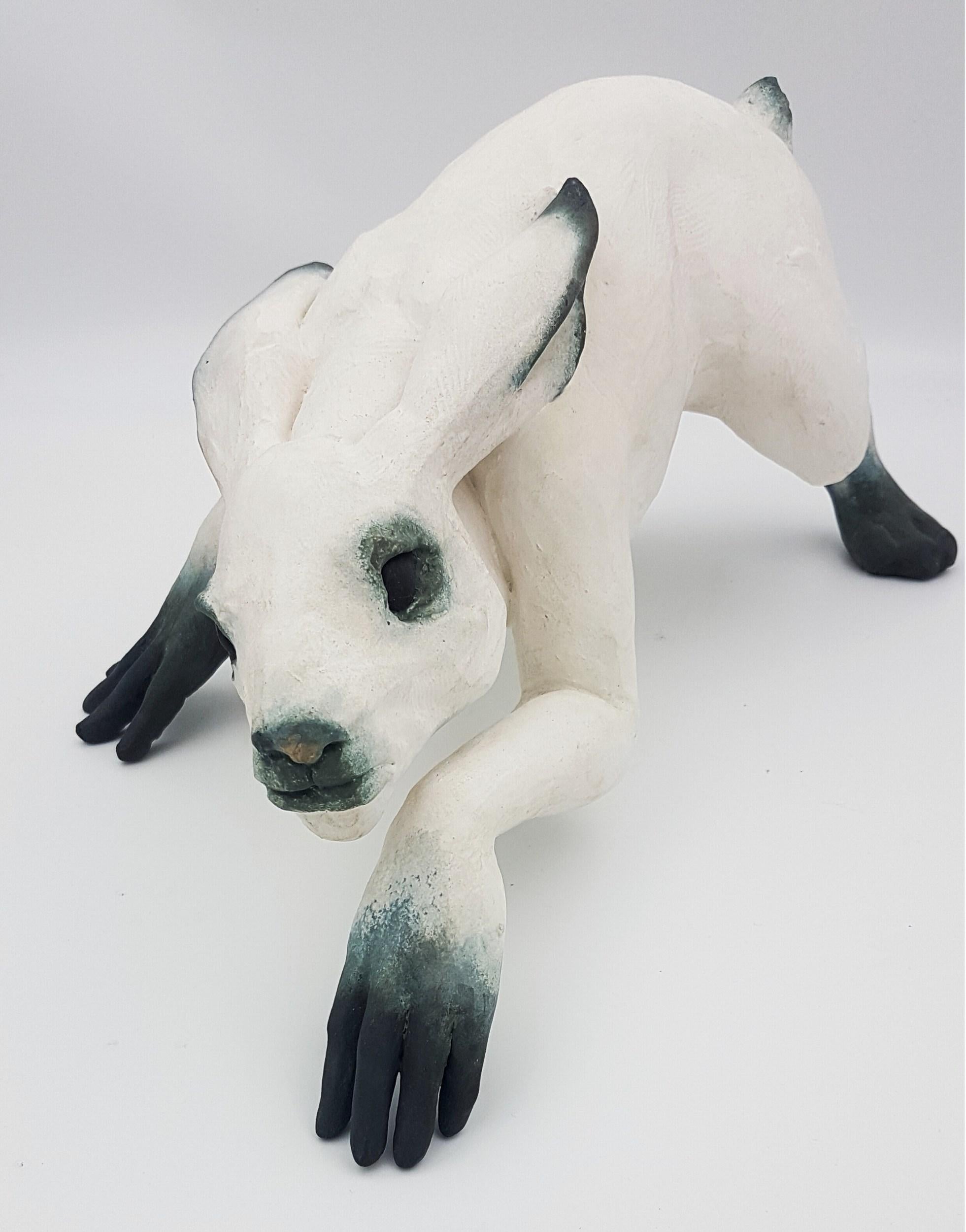 Pack de loup sans titre  - Sculpture de Beth Cavener