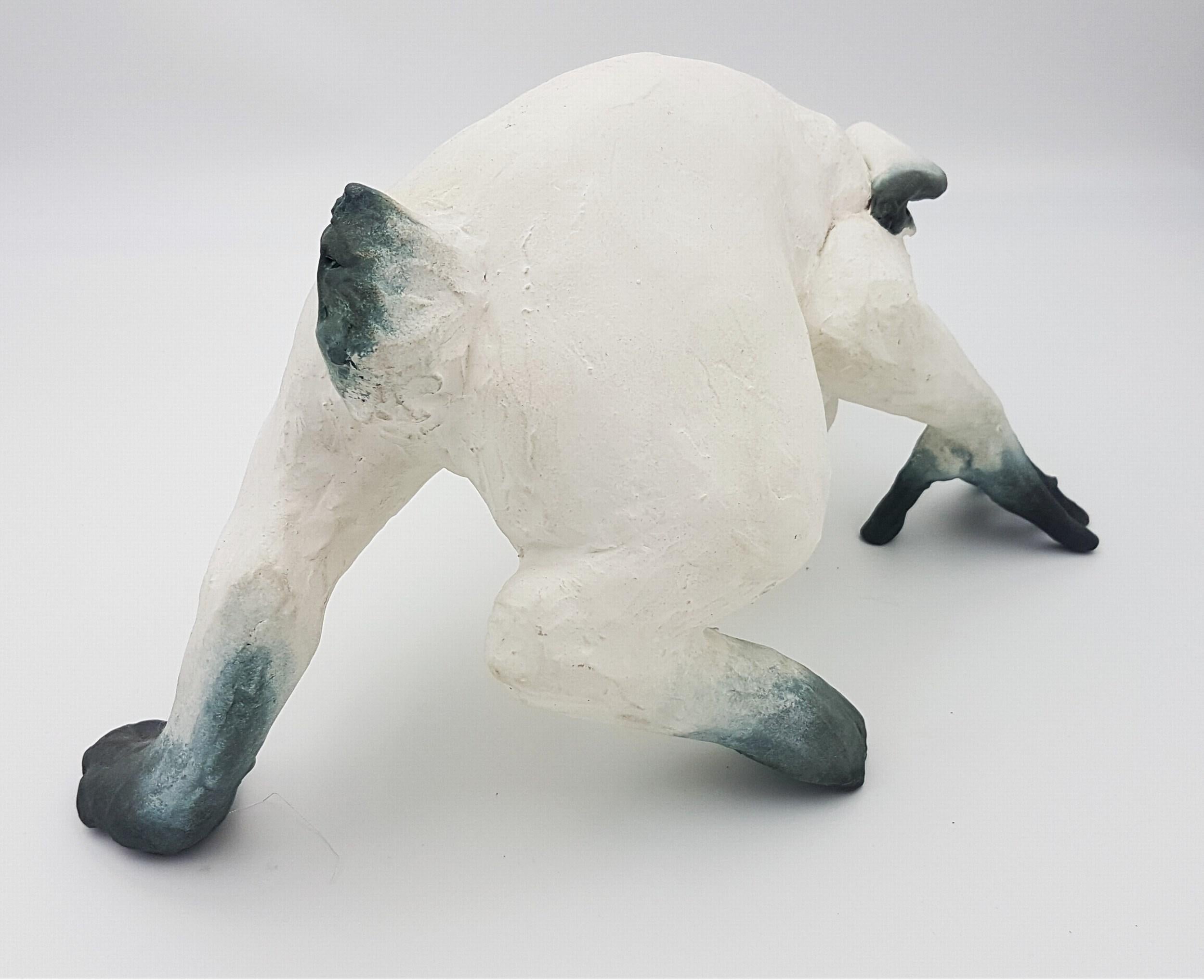Untitled Wolf Pack  - Contemporary Sculpture by Beth Cavener