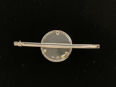 Beth De Loiselle Miniature Horse Oil in Paul Eaton Bespoke Sterling Stock Pin