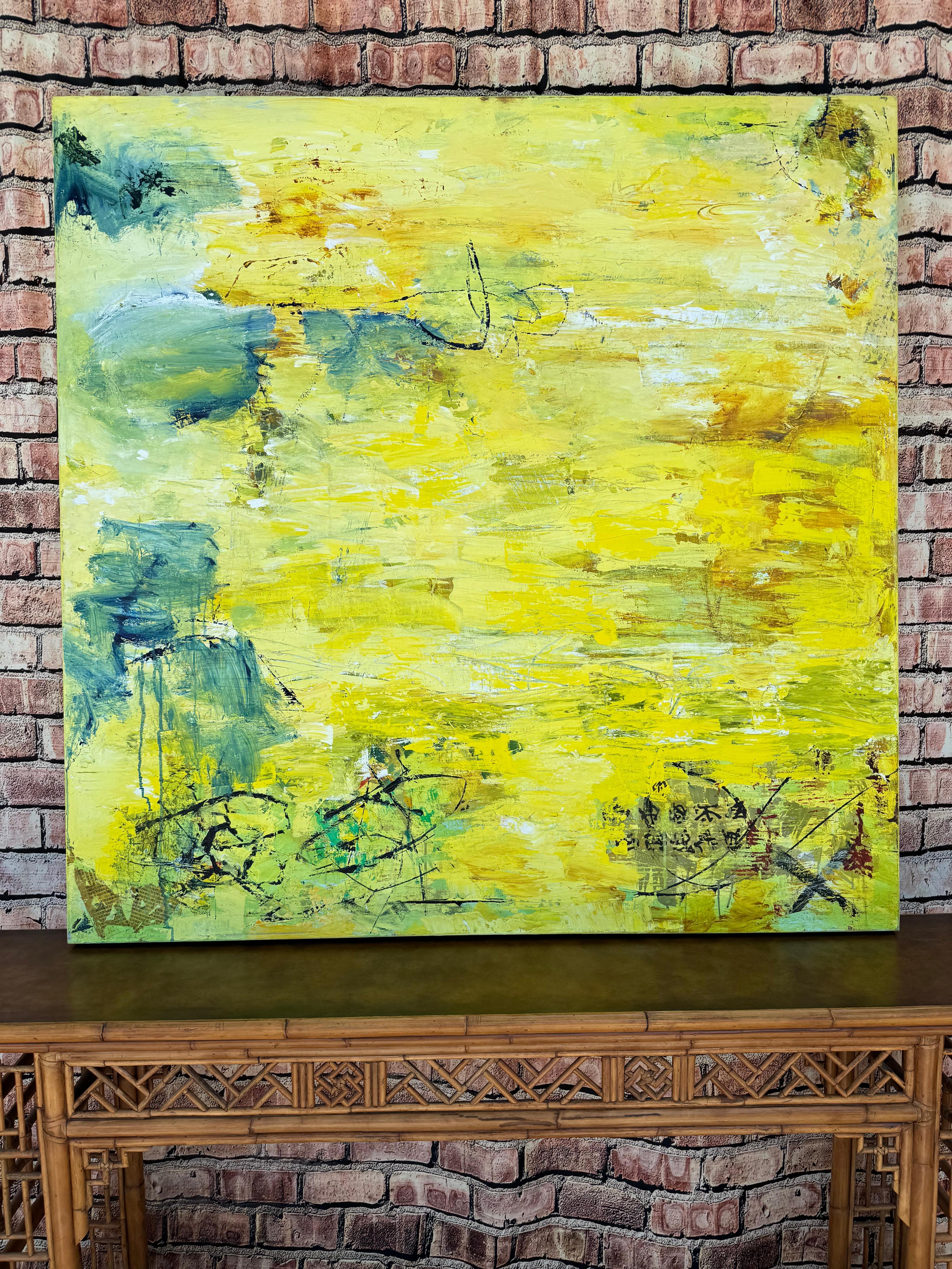 Beth Donahue Abstract Oil On Canvas Painting For Sale 6