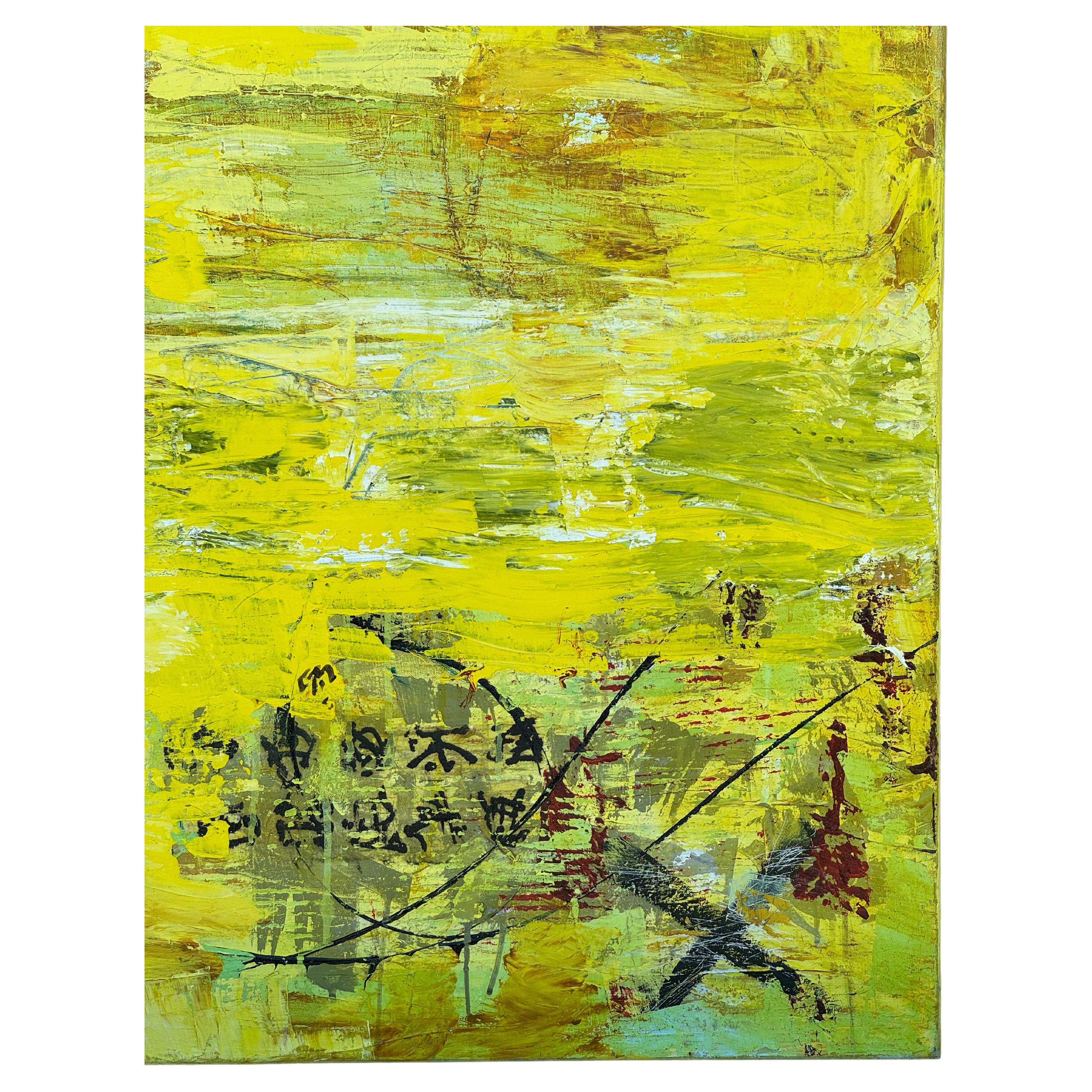 Contemporary Beth Donahue Abstract Oil On Canvas Painting For Sale
