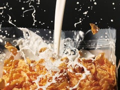 "Cut Food  -  Cereal" Modern Photography Food Still-Life with Pop Sensibility