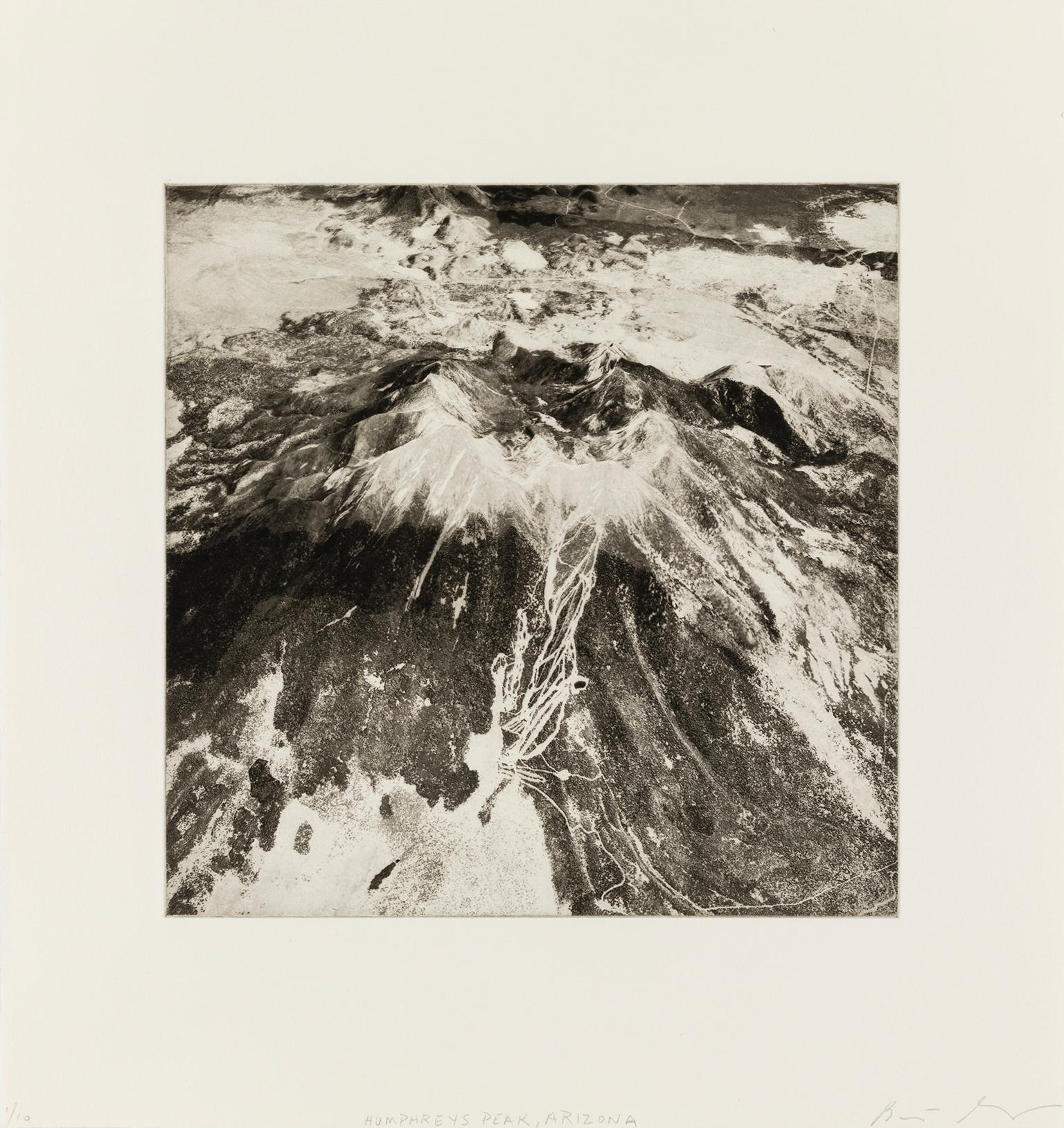 Beth Ganz Landscape Print - 'Humphrey's Peak, Arizona' — from the series 'Axis Mundi', Contemporary
