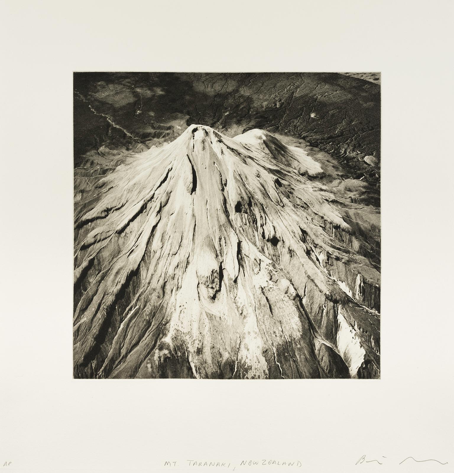 Beth Ganz Landscape Print - 'Mount Taranaki, New Zealand' — from the series 'Axis Mundi', Contemporary