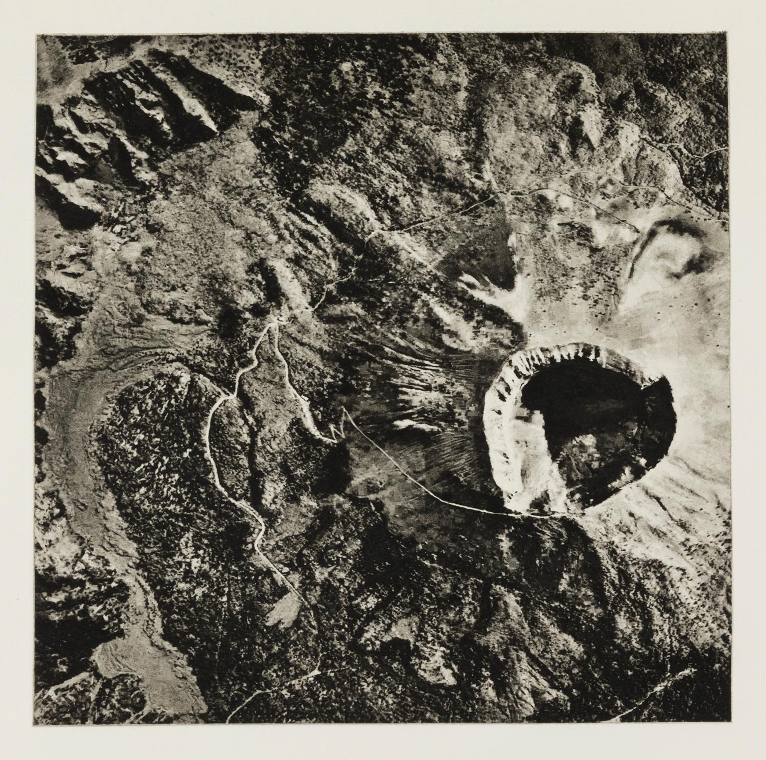 'Mount Vesuvius, Italy' — from the series 'Axis Mundi', Contemporary - Print by Beth Ganz