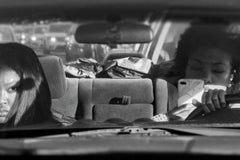 "Denizens, #11" black & white photography - travel - highway - portrait