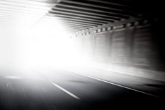 "Tunnel Vision" - black and white photography - transportation - snapshot
