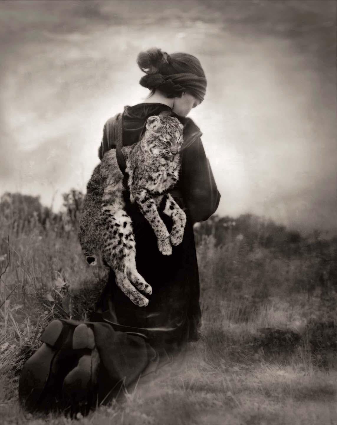 Beth Moon Black and White Photograph - Journey of the Bobcat 
