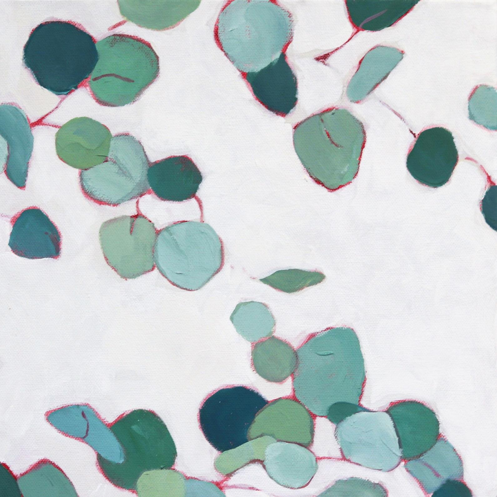 Eucalyptus Study - Abstract Mixed Media Art by Beth Munro